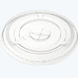 Tapas Planas 98mm para Vasos PET– Cierre Seguro y Práctico