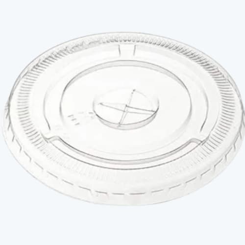 Tapa plana Tapas Planas 98mm para Vasos PET– Cierre Seguro y Práctico
